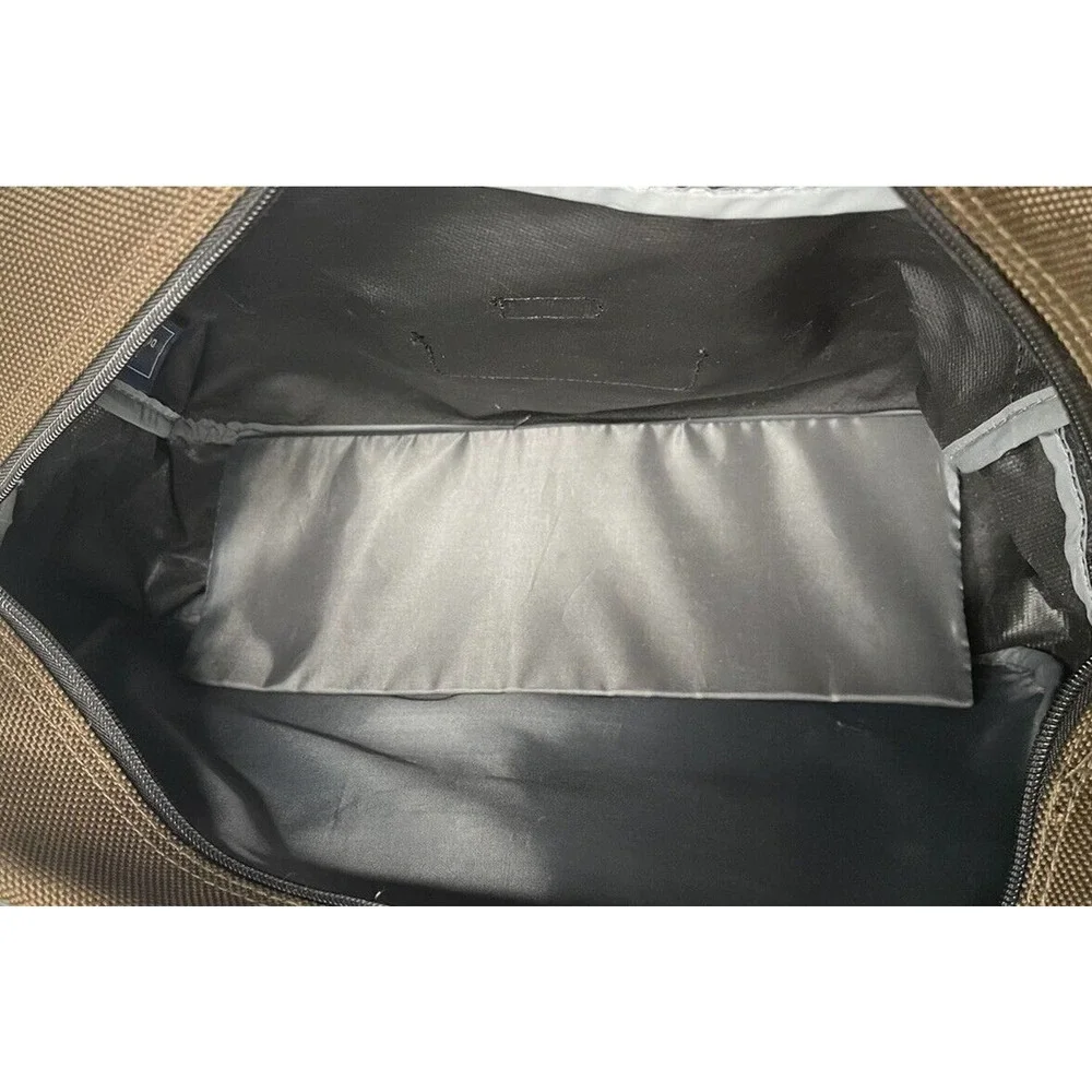 Dockers Duffle Bag Carry-On Travel Overnight Weekend Brown Trolley Sleeve Strap